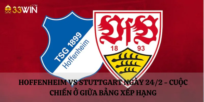 Hoffenheim vs Stuttgart ngày 24/2 - Cuộc chiến ở giữa bảng xếp hạng